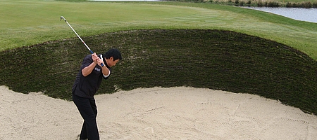 Golfskole med NordicGolfers.com - 4 hurtige til at komme sikkert ud af sandet