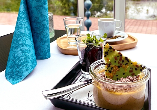 Van der Valk Golfhotel Serrahn | Macadamia creme brulee