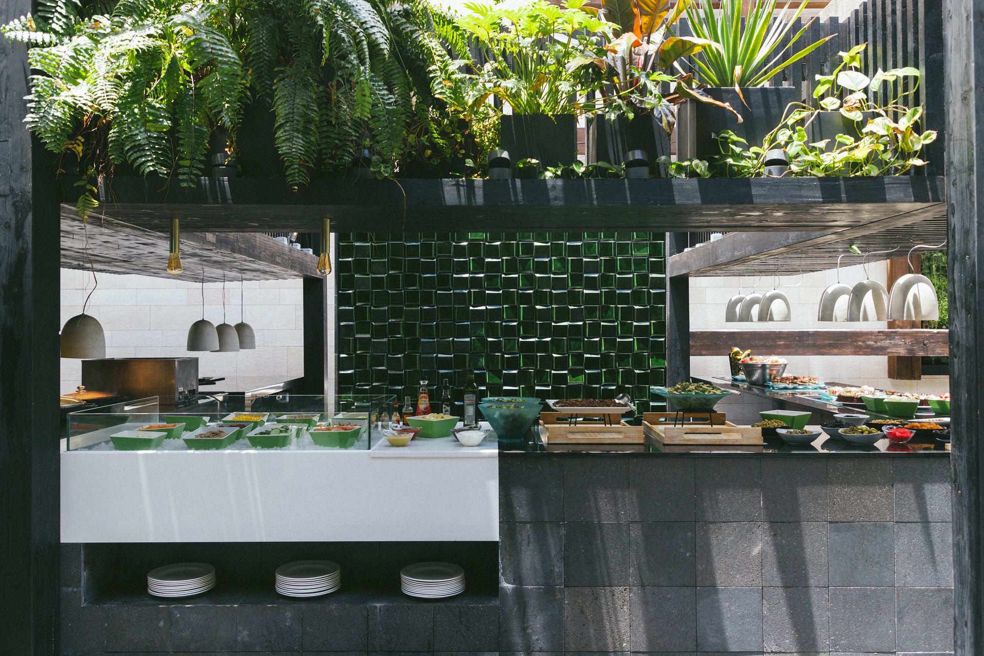 Salobre Hotel Resort & Serenity - SENS Kitchen Patio Garden
